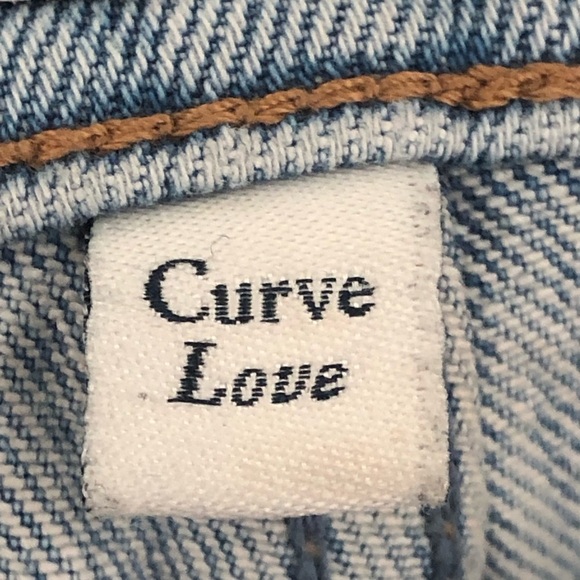 A&F 25/0r The 90s Straight Ultra High Rise Curve Love short slit ankle 0032 - Picture 9 of 11